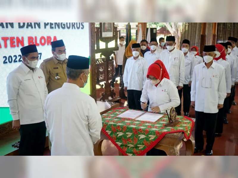 Pengurus PMI Blora Periode 2022-2027 Resmi Dilantik