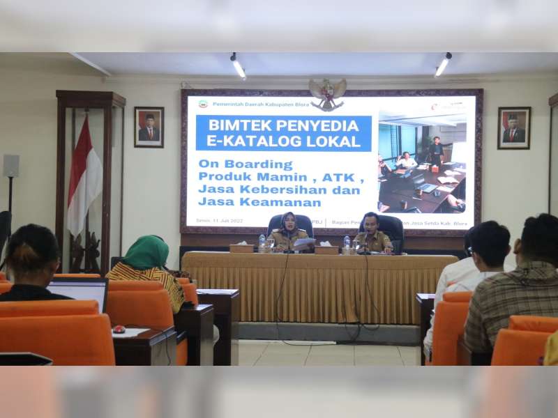 Lewat E-Katalog Lokal, Pemkab Blora Optimalkan Penggunaan Produk Lokal