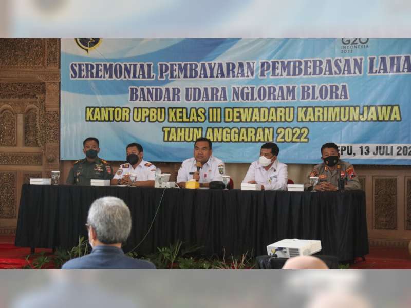 Bandara Ngloram, Blora Diperluas, Bebaskan 3,8 Hektare Lahan Warga Senilai Rp 14 Miliar