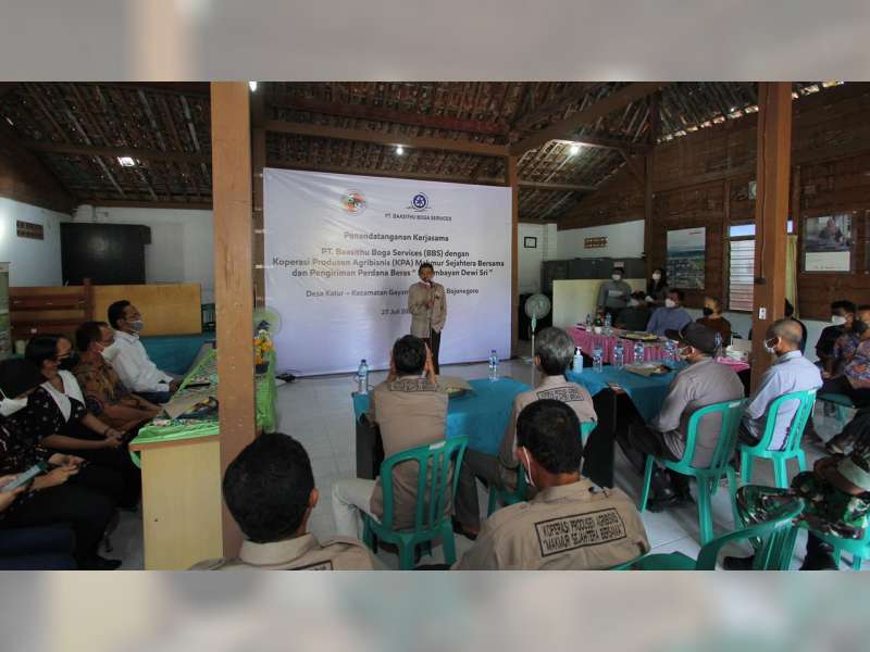 Petani Lokal Bojonegoro Jalin Kerja Sama Pasok Beras untuk Katering di Lapangan Minyak Banyu Urip