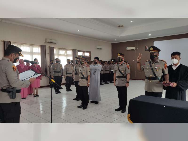 Mutasi Pejabat Polres Blora, Kasat Reskrim dan Kasat Lantas Diganti