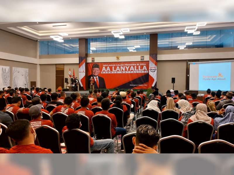 Relawan 'Nyala Api Abadi' di Bojonegoro Solid Satu Barisan Dukung LaNyalla Nyapres 2024