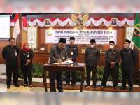 Bupati dan DPRD Tanda Tangani Nota Kesepakatan KUA-PPAS APBD Blora