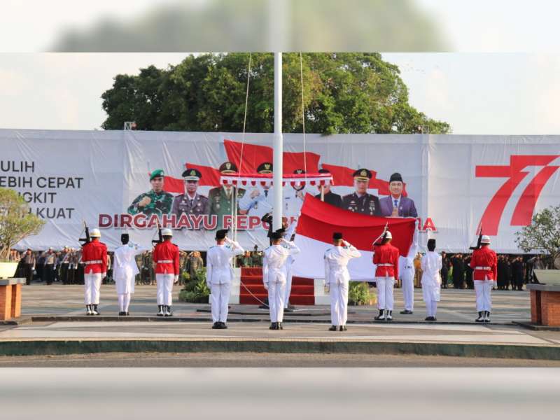 Tampil Sempurna, Paskibraka Blora Tuai Pujian
