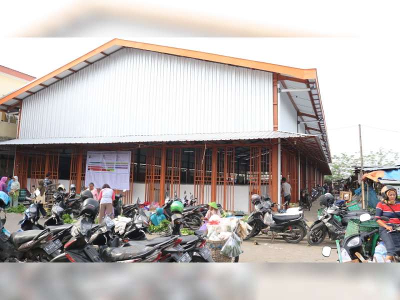 Ratusan Calon Pedagang Blok D Pasar Sido Makmur Blora Ikuti Undian Lapak