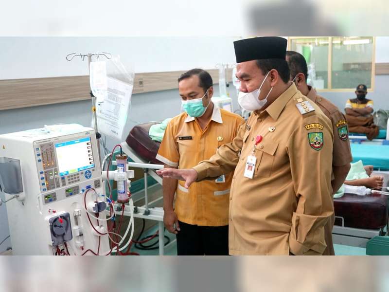 Ngantor di RSUD dr R Soetijono Blora, Bupati Pastikan Tidak Ada Antrean Cuci Darah