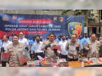 Ops Sikat Jaran Candi 2022, Polres Blora Tangkap 6 Tersangka dengan Barang Bukti 6 Motor