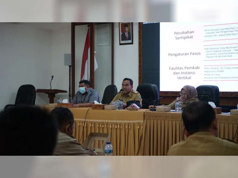 Pemkab Blora Segera Bentuk Tim Kajian Hukum Penyelesaian Sengketa Tanah di Desa Wonorejo