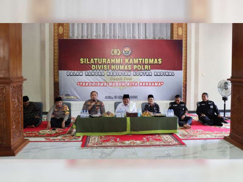 Cegah Radikalisme, Div Humas Polri Gelar Silaturahmi di Bojonegoro