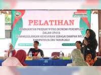 Wakil Bupati Blora Ajak Ibu-Ibu di Kunduran untuk Terus Berinovasi