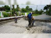 Bupati Blora Pastikan Pembangunan Jalan dari Bankeu Pemkab Bojonegoro Selesai Pekan Ini