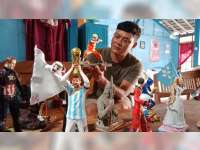 Warga Blora Ini Raup Pundi-pundi Rupiah dengan Jual Tutorial Pembuatan Patung Lilin Miniatur