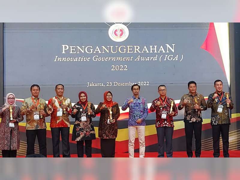 Blora Terima Penghargaan IGA Award 2022 dari Kemendagri Sebagai Kabupaten Sangat Inovatif