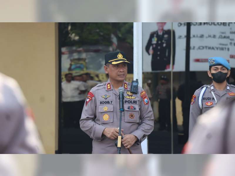 Kapolres Bojonegoro Minta Anggota Tingkatkan Kinerja dan Minimalisasi Pelanggaran