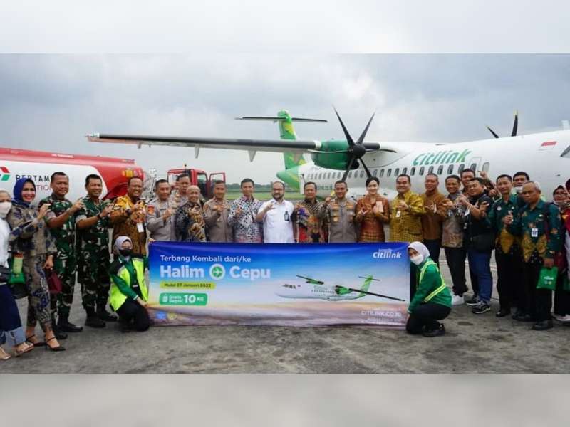 Dilepas 4 Jenderal Polisi Asli Blora, Penerbangan Citilink Halim-Ngloram Lancar