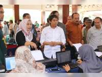 Wamen ATR BPN Tinjau Proses Sertifikasi Tanah di Kawasan Wonorejo, Blora