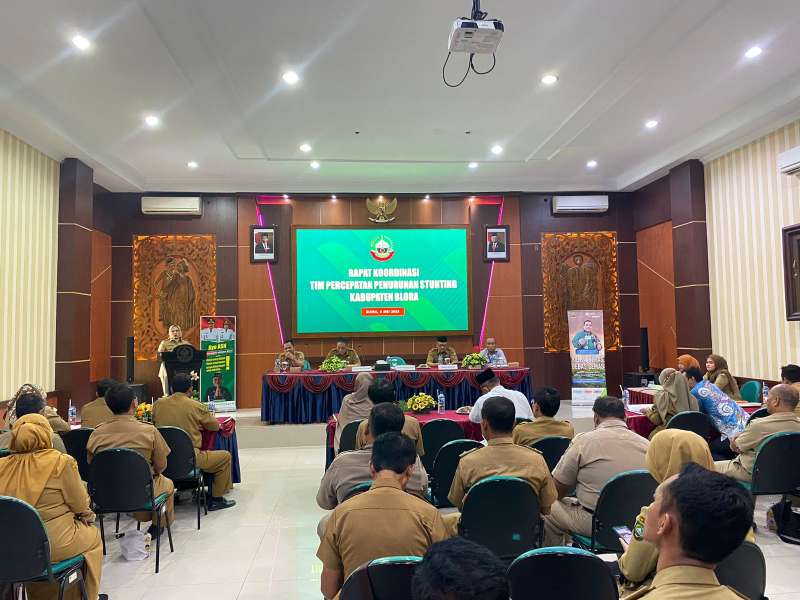 Wabup Blora Minta Camat, Kades dan Kalur Bantu Tingkatkan Kehadiran Balita ke Posyandu di Angka 95 Persen