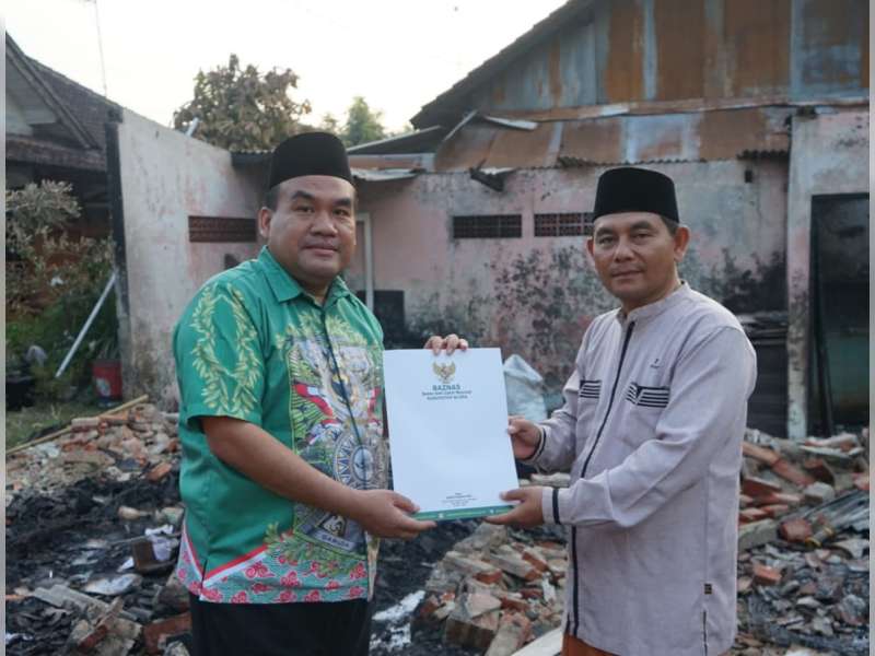 Gerak Cepat, Bupati Blora Berikan Bantuan Kebakaran Asrama Ponpes Fatimah Az-Zahra Randublatung