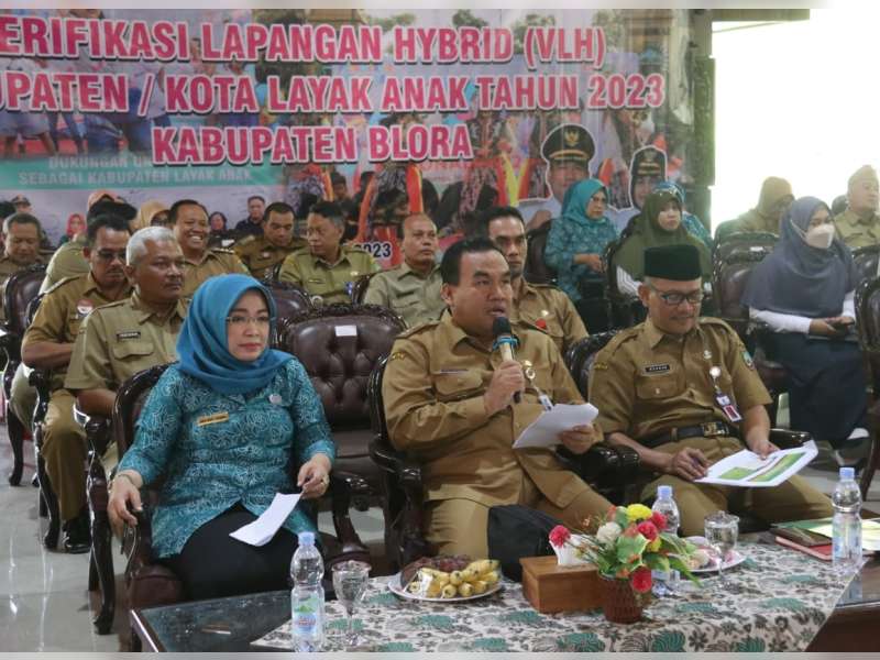 Di Hadapan Tim Verifikasi Lapangan, Bupati Blora Sampaikan Komitmen Perlindungan Anak