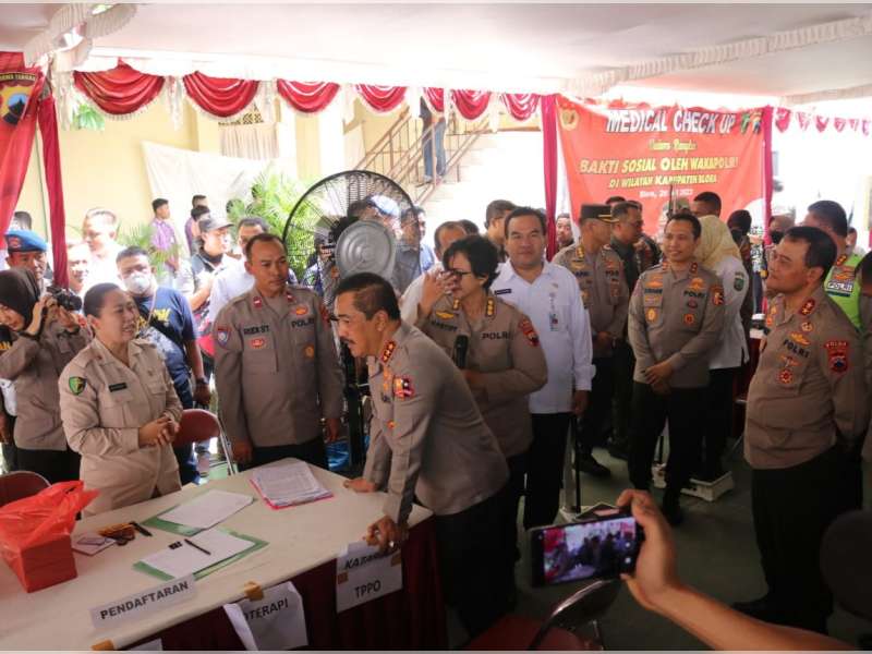 Baksos Kesehatan dari Wakapolri di Blora Dapat Sambutan Positif Masyarakat