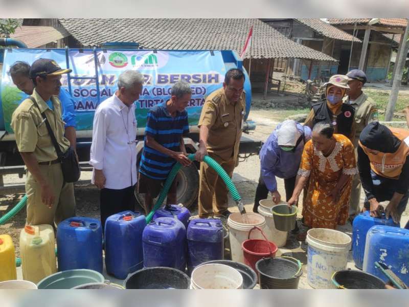 116 Tangki Air Bersih Didistribusikan ke 58 Desa Rawan Kekeringan di Blora