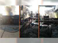 Warung Bakso di Kalitidu, Bojonegoro Terbakar, 3 Unit Mobil Damkar Dikerahkan