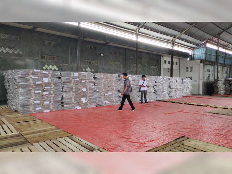 Bilik Suara Pemilu 2024 Mulai Tiba di Blora