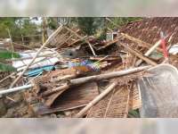 Diterjang Angin Kencang, 3 Rumah Warga Kedungadem, Bojonegoro Roboh
