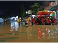 Hujan Deras di Cepu Rendam Ratusan Rumah Warga