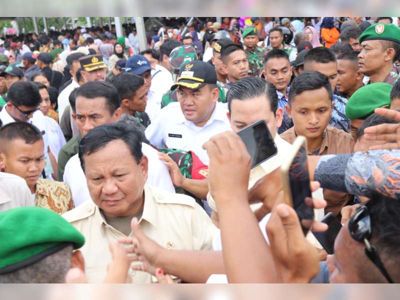 Kunker Menhan dan Mentan di Blora Disambut 35 Ribu Petani