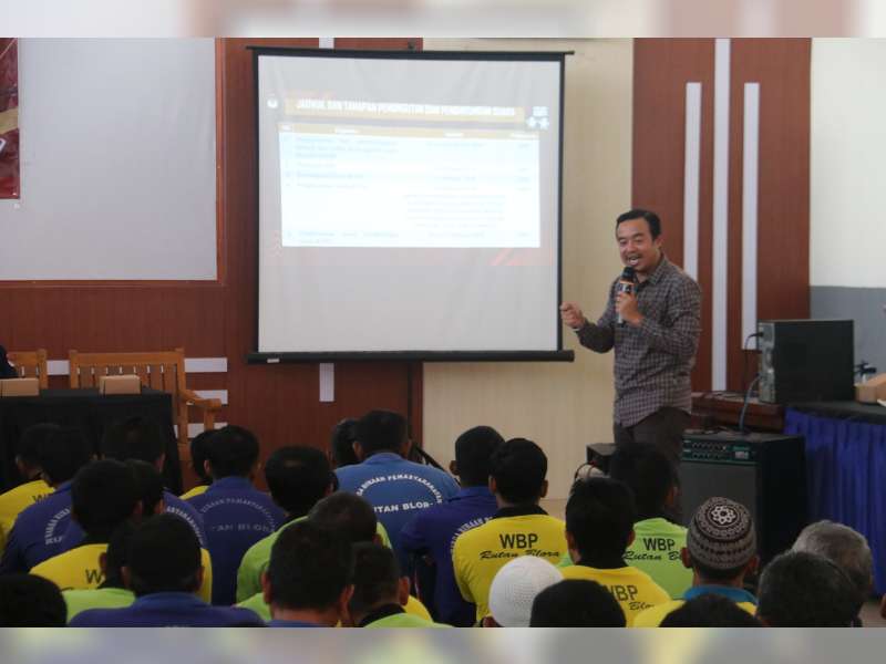 KPU Gelar Sosialisasi Pemilu 2024 bagi Warga Binaan Pemasyarakatan Rutan Blora