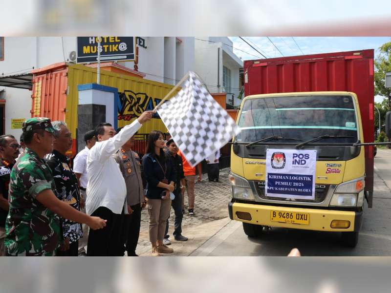 KPU Blora Mulai Distribusikan Logistik Pemilu 2024