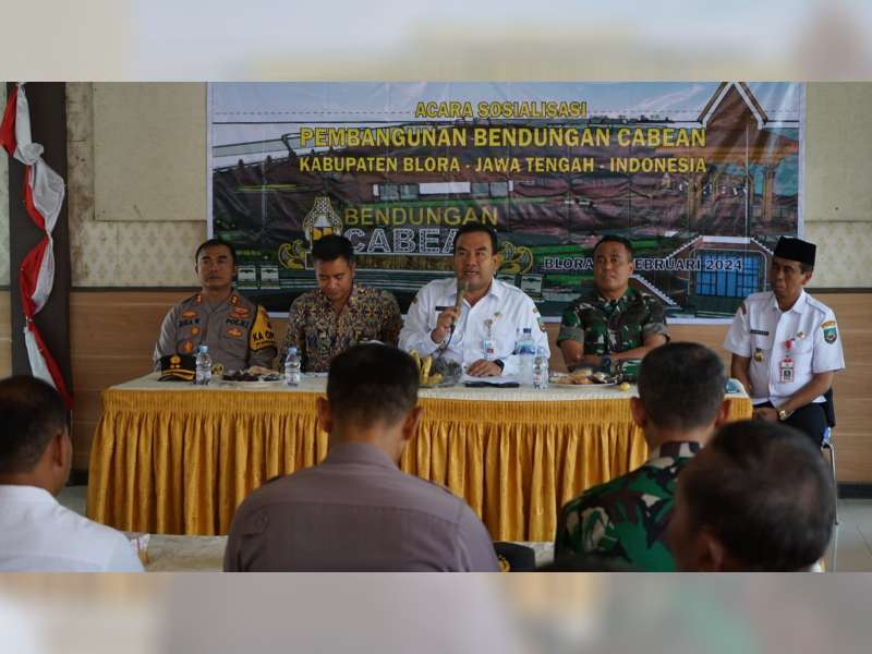 Bupati Harap Pembangunan Bendungan Cabean, Todanan, Blora Bisa Dipercepat