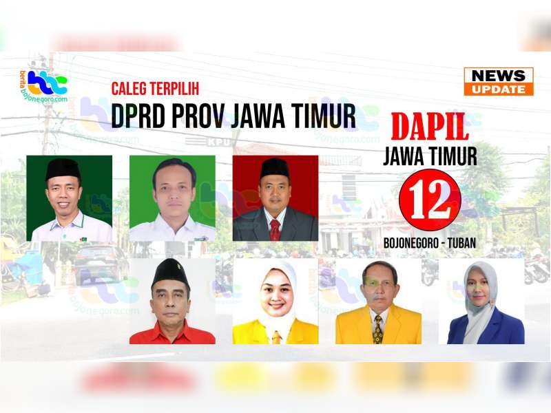 Berikut ini Caleg yang Diperkirakan Lolos Jadi Anggota DPRD Provinsi Jawa Timur Dapil 12
