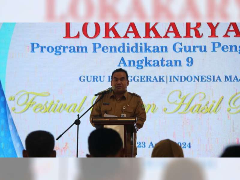 Buka Lokakarya 7 Panen Hasil Belajar PGP, Bupati Blora Minta Guru Semakin Kreatif dan Inovatif