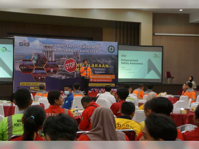 SIG Pabrik Tuban Tekankan Komitmen Budaya Keselamatan Kerja