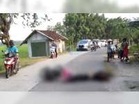 Tabrakan Motor dengan Truk di Pohwates, Bojonegoro, Seorang Pemotor Meninggal Dunia