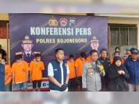 Polres Bojonegoro Ungkap 2 Kasus Curanmor, 3 Tersangka Diamankan