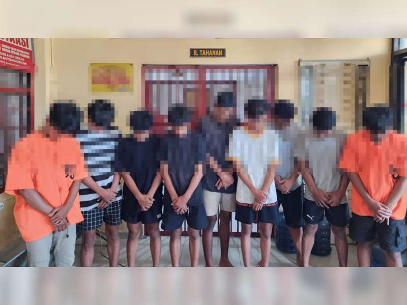 Polisi Amankan 9 Tersangka Penganiayaan yang Akibatkan Korban Meninggal di Kanor, Bojonegoro