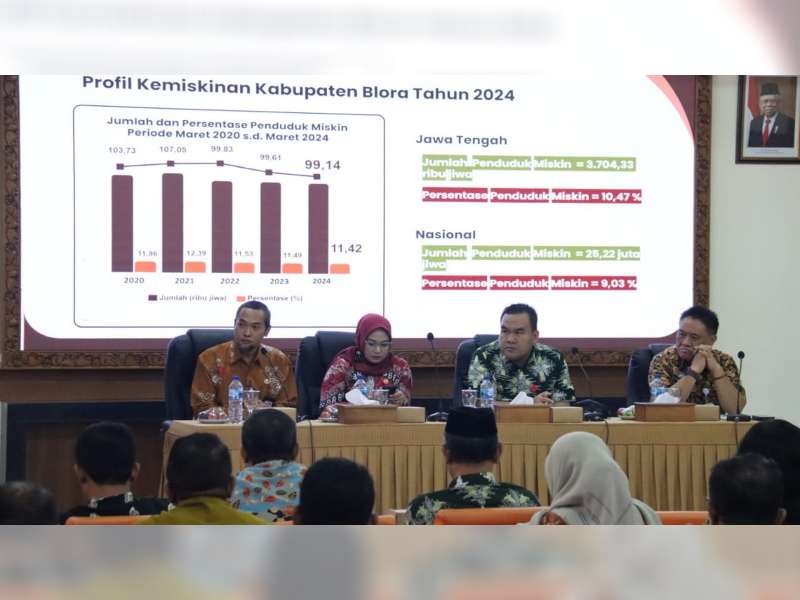 Upaya Entaskan Kemiskinan di Blora, Bupati Arief Gandeng BPS untuk Beri Masukan