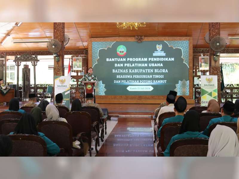 Baznas Blora Gelontorkan Beasiswa Senilai Rp 290 Juta ke Sejumlah Mahasiswa