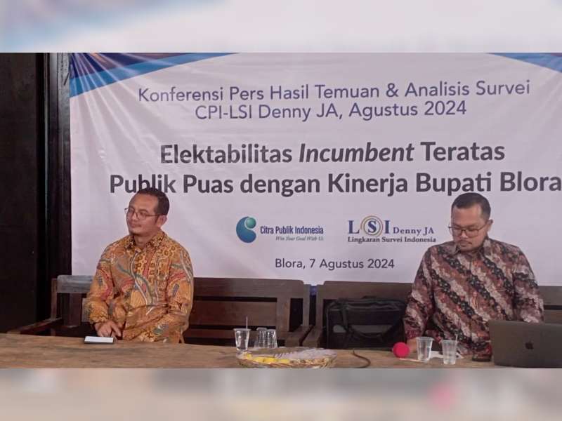 Hasil Survei LSI, Bacabup Blora Arief Rohman Menang di Segala Segmen
