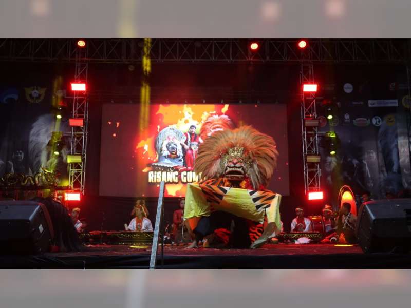 Meriahkan Peringatan HUT ke-79 RI, Pagelaran Barongan Sukses Digelar di Blora