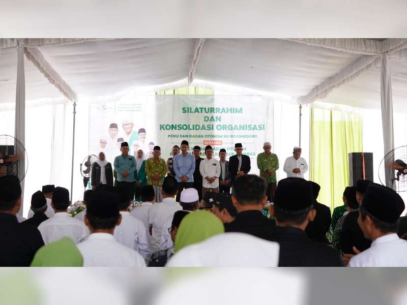 Safari Politik, Bacabup Setyo Wahono Bersama PCNU Bojonegoro Konsolidasi dengan MWC NU