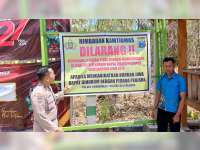 Polisi di Sumberrejo, Bojonegoro Sampaikan Imbauan Larangan Penggunaan Jebakan Tikus Listrik