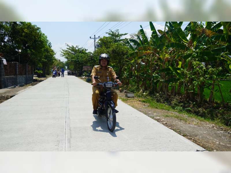Masyarakat Blora Senang, Bupati Arief Realisasikan Pembangunan Ruas Jalan Mojorembun-Gondel