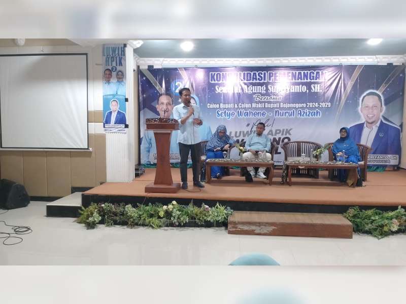 Relawan &ldquo;Sedulur Agung Supriyanto&rdquo; Yakin Wahono-Nurul Bisa Membawa Bojonegoro Lebih Baik