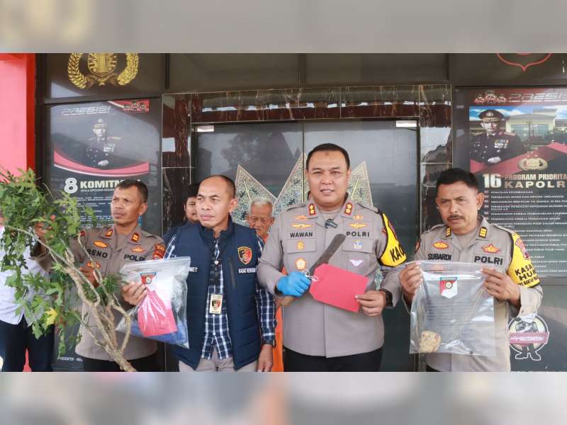 Cekcok Batas Tanah Rumah, Lansia di Blora Bacok Tetangganya hingga Luka Berat