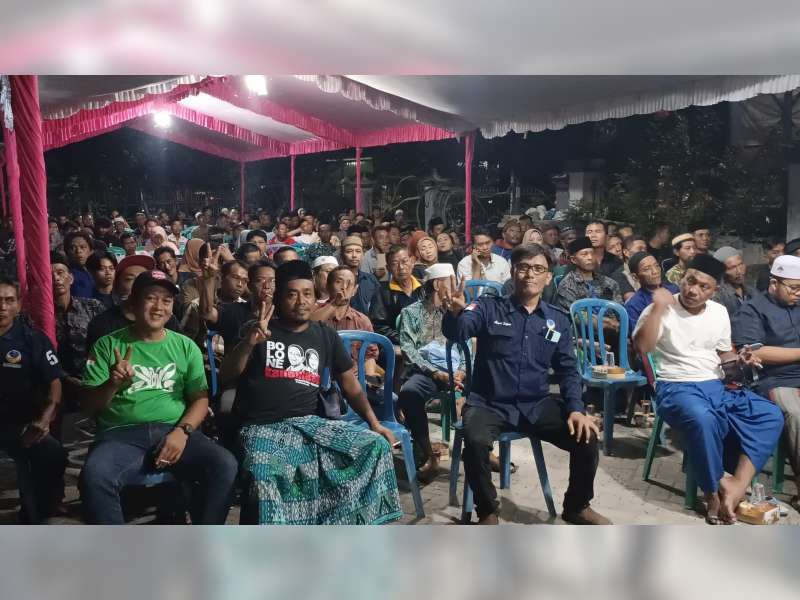 Rapat Pemenangan, Ahmad Suyono Tegak Lurus Menangkan Wahono-Nurul di Pilkada Bojonegoro