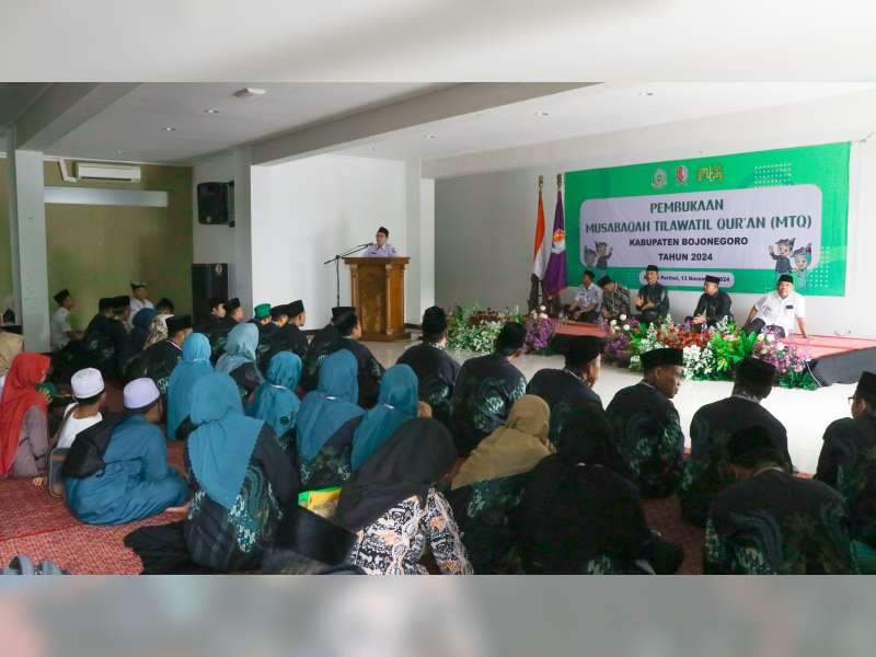 Melalui Ajang MTQ, Pj Bupati Bojonegoro Harap Tumbuhkan Karakter Qur&rsquo;an